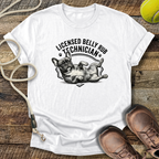 Licensed Belly Rub Technician T-Shirt