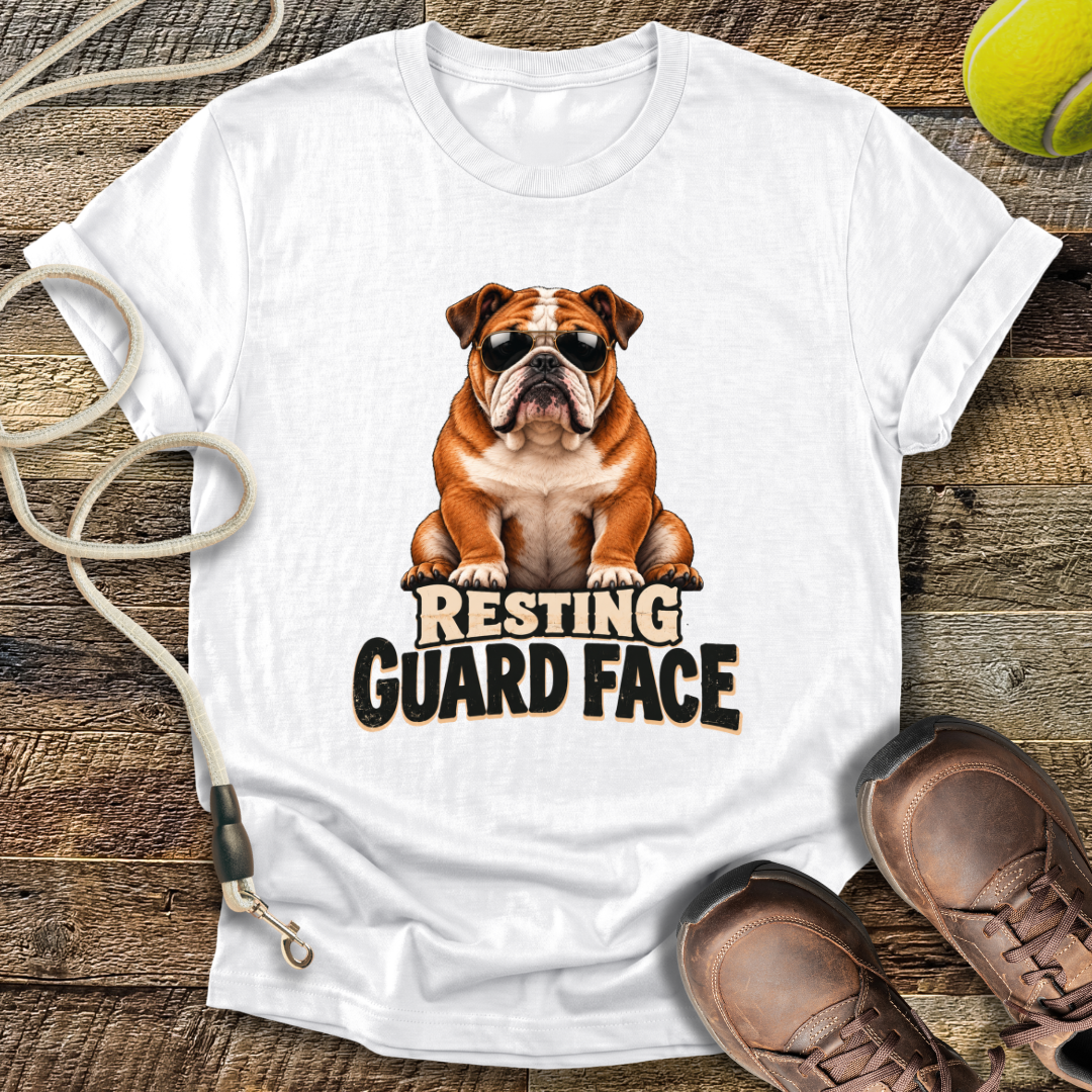 Resting Guard Face (Bulldog) T-Shirt